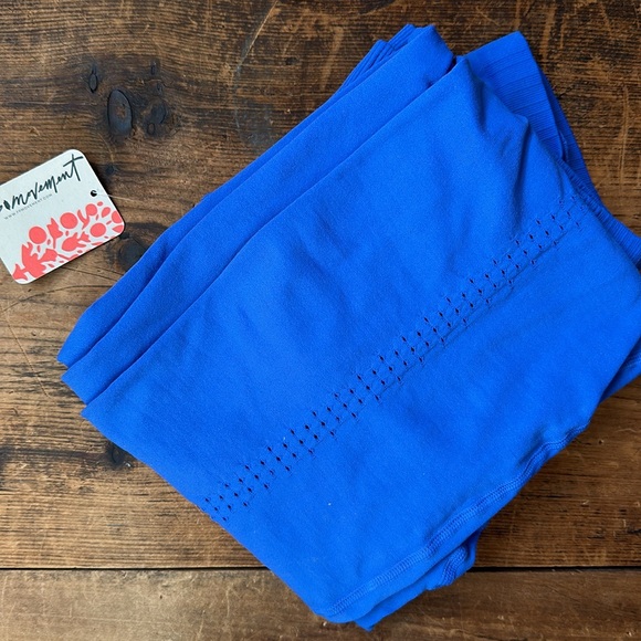 NWT Free People Movement Good Karma Legging Blue Swim Club Medium Large M L NEW - Picture 8 of 8